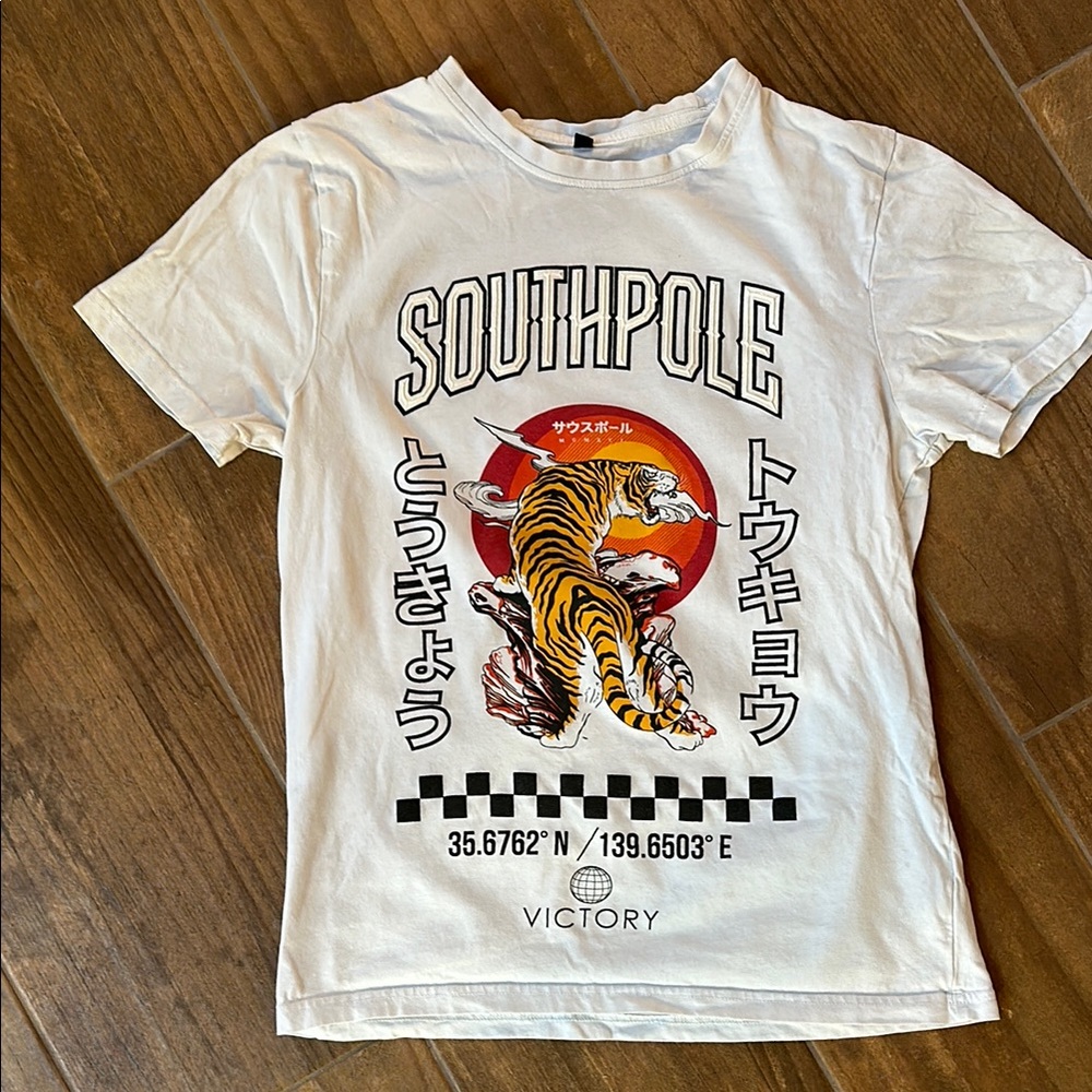 South Pole Graphic T-Shirt - White